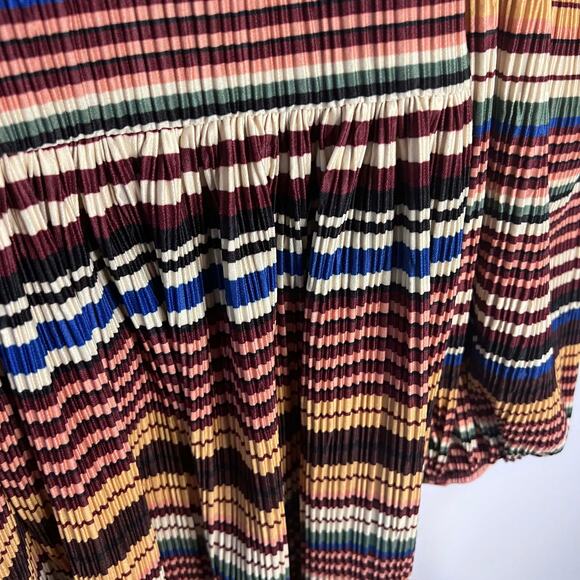 ZARA Micro Pleated Dress Size Medium - Picture 10 of 11